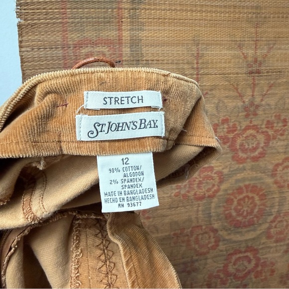 Vintage Western Tan Corduroy Aline Maxi Skirt Large - Picture 6 of 6